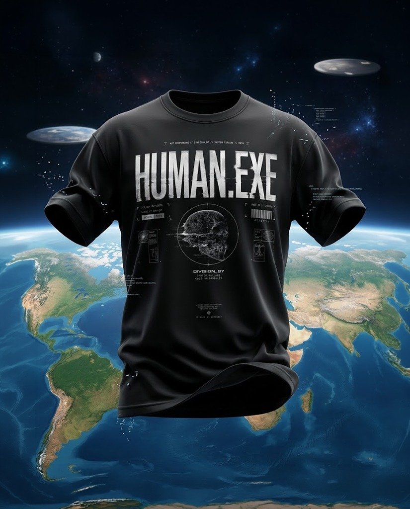 HUMAN.EXE tişört