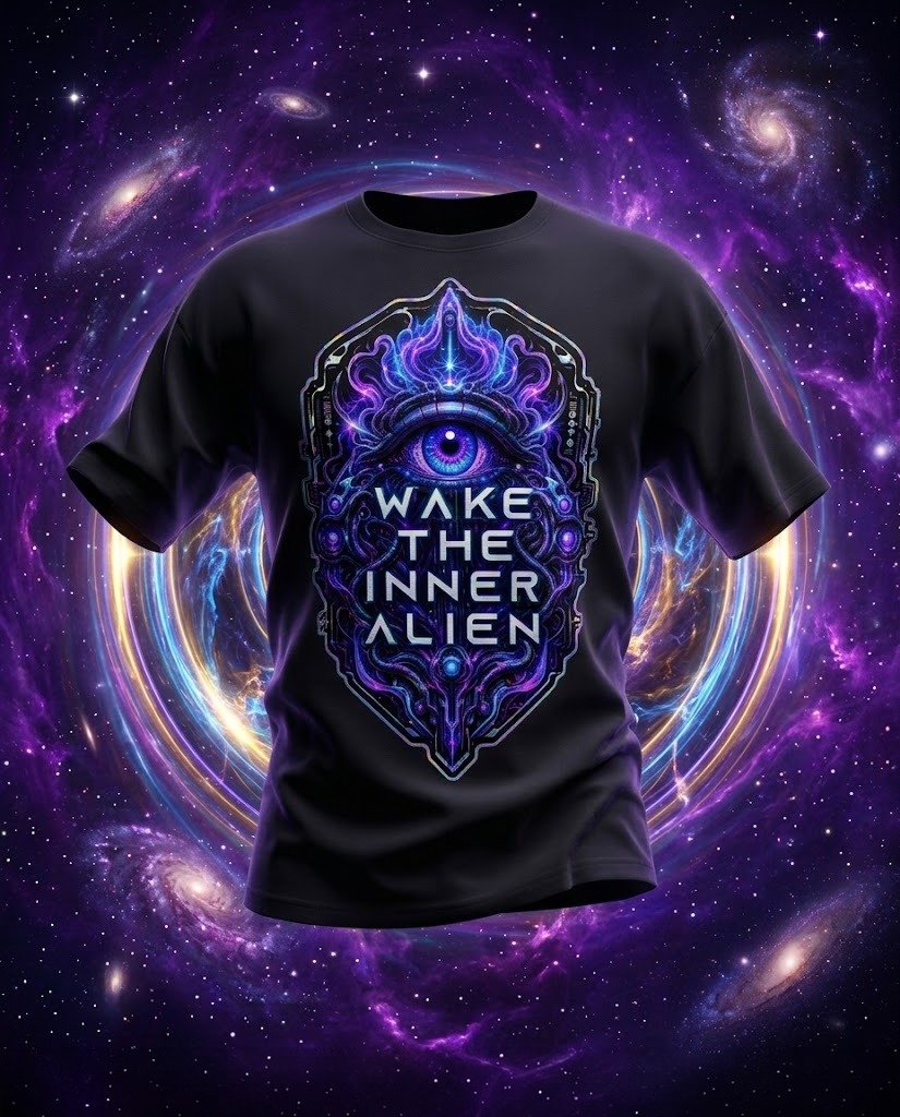 Wake the Inner Alien tişört